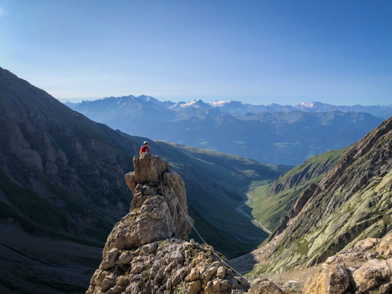 Aiguille de la Nova Beaufortain escalade alpinisme Beaufortain pilier Sud Ouest