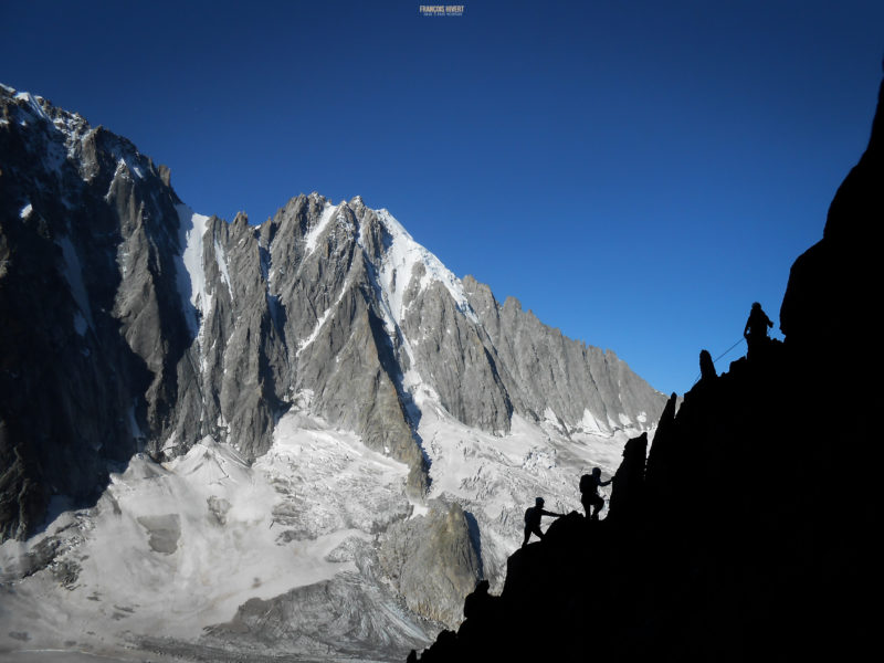 Arête du Rabouin massif du Mont Blanc Chamonix escalade alpinisme Argentière refuge