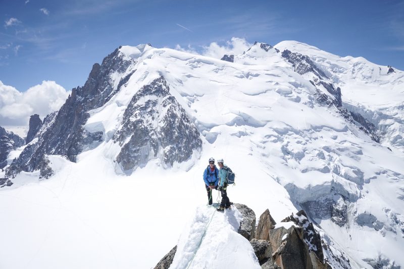 Arête Cosmique Mont Blanc alpinisme escalade