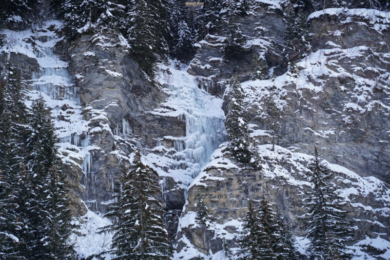 cascade de glace escalade Beaufortain lac Saint Guérin Arêches Beaufort