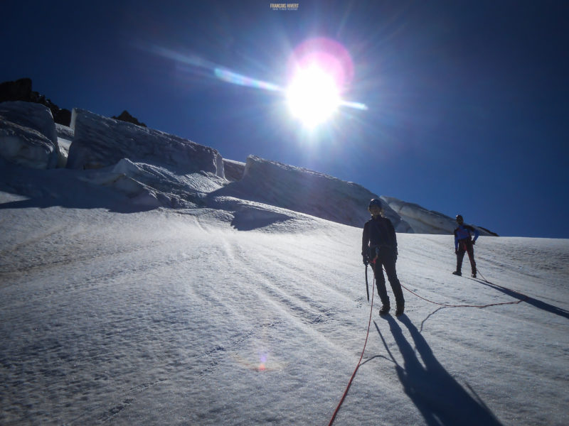 aiguille des Glaciers alpinisme Mont Blanc Beaufortain refuge Robert Blanc Chapieux