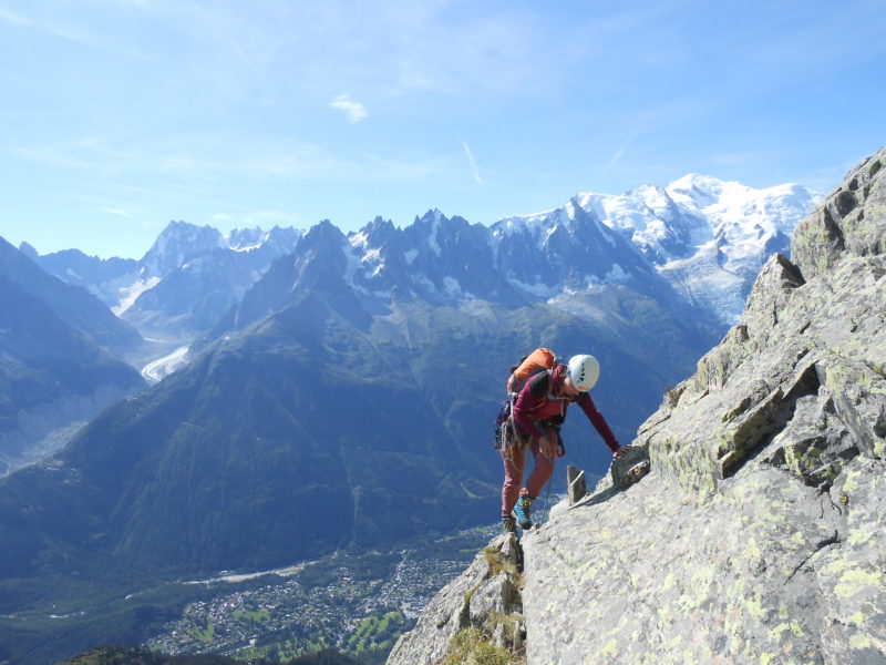 arête sud est index chamonix mont blanc escalade aiguilles rouges