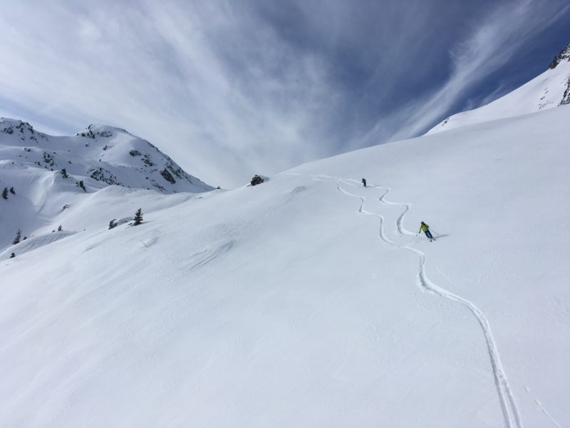 Vallon suspendu Besace Comborsier ski de randonnée Beaufortain